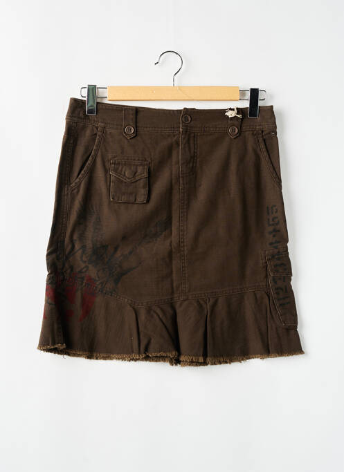 Fustă midi maro TEDDY SMITH femeie