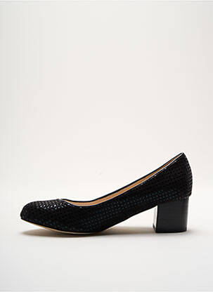 Pantofi cu toc țesătură satinată toc de 4 la 6 cm negru MELLOW YELLOW femeie