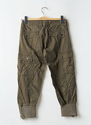 Pantalon trei sferturi talie joasă talie joasă verde FREEMAN T.PORTER femeie