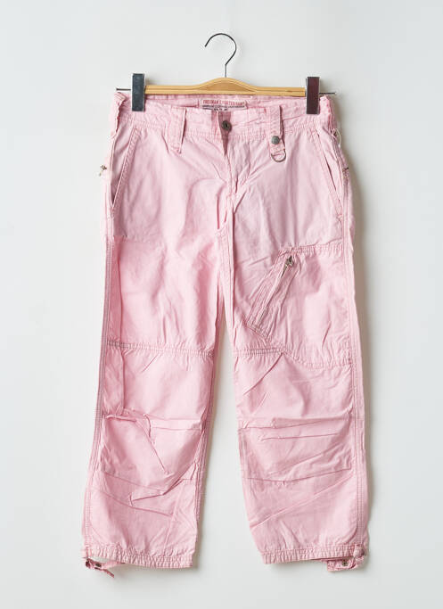 Pantalon trei sferturi roz FREEMAN T.PORTER femeie