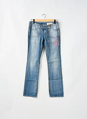 Blugi cu croială dreaptă albastru TEDDY SMITH femeie