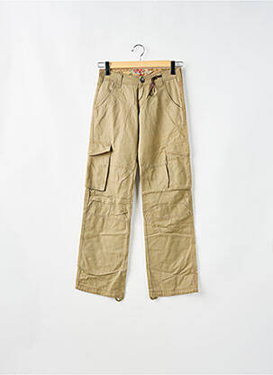Pantalon cargo subțire talie joasă verde TEDDY SMITH femeie