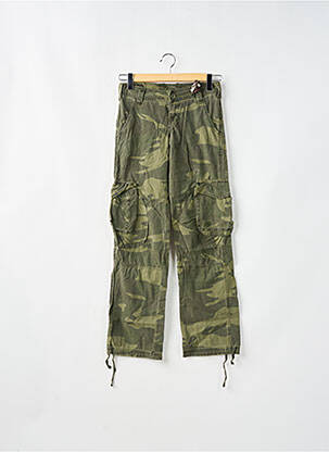 Pantalon cargo imprimeu camuflaj mărime normală verde TEDDY SMITH bărbat