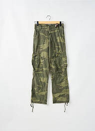 Pantalon cargo imprimeu camuflaj mărime normală verde TEDDY SMITH bărbat