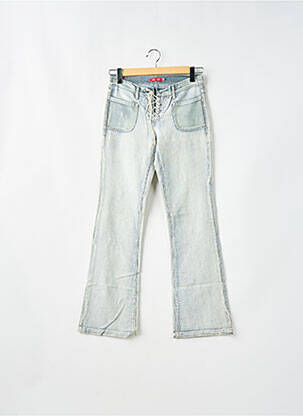 Blugi bootcut albastru TEDDY SMITH femeie