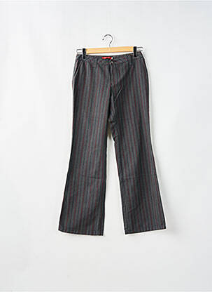 Pantalon drept elasticitate talie joasă gri TEDDY SMITH femeie