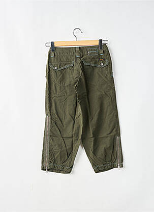 Pantalon trei sferturi talie joasă talie joasă verde TEDDY SMITH femeie