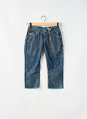 Pantalon trei sferturi albastru TEDDY SMITH femeie