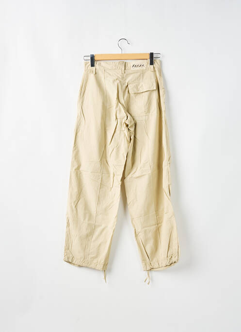 Pantalon drept țesătură poplin mărime normală bej SCHOOL RAG femme