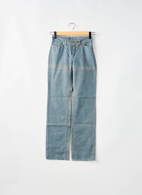 Blugi cu croială dreaptă albastru SCHOOL RAG femeie