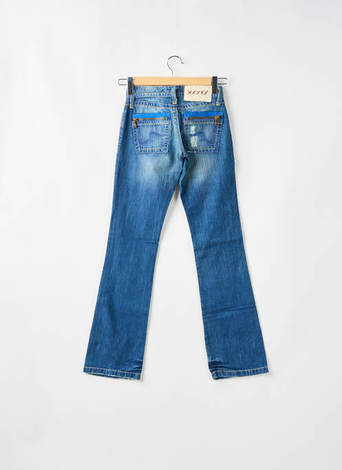 Blugi bootcut albastru SCHOOL RAG femeie