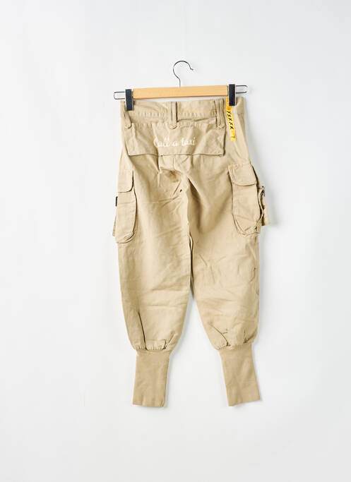 Pantalon cargo bej SCHOOL RAG femeie