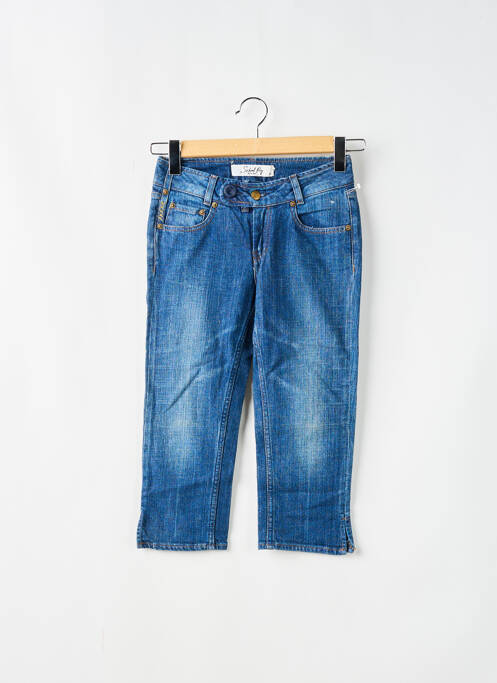 Pantalon trei sferturi albastru SCHOOL RAG femeie