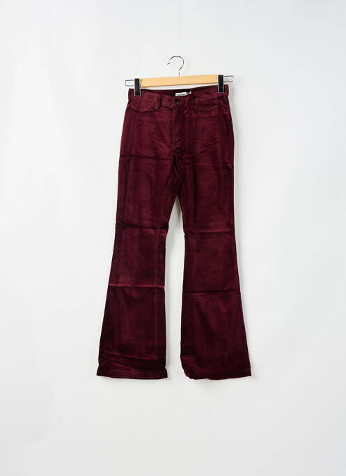 Pantalon evazat roșu TEDDY SMITH femeie