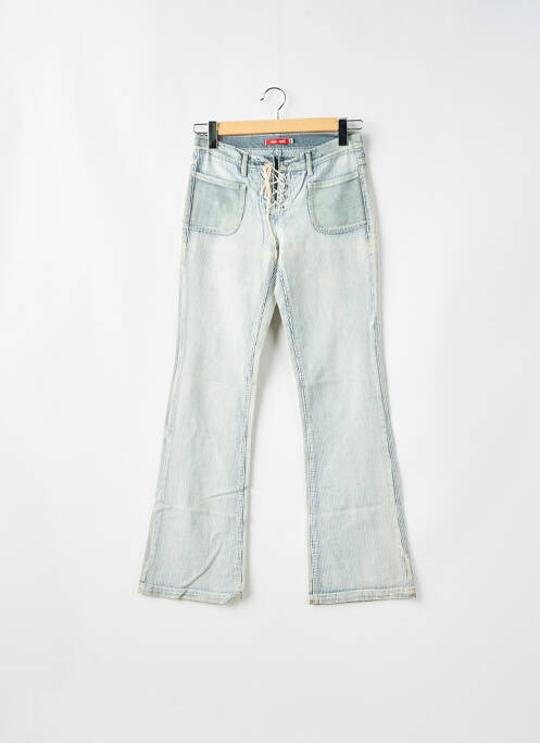 Blugi bootcut albastru TEDDY SMITH femeie