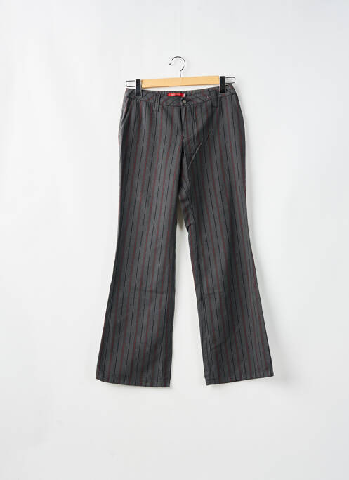 Pantalon drept gri TEDDY SMITH femeie
