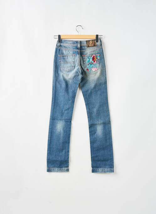 Blugi cu croială slim albastru TEDDY SMITH femeie