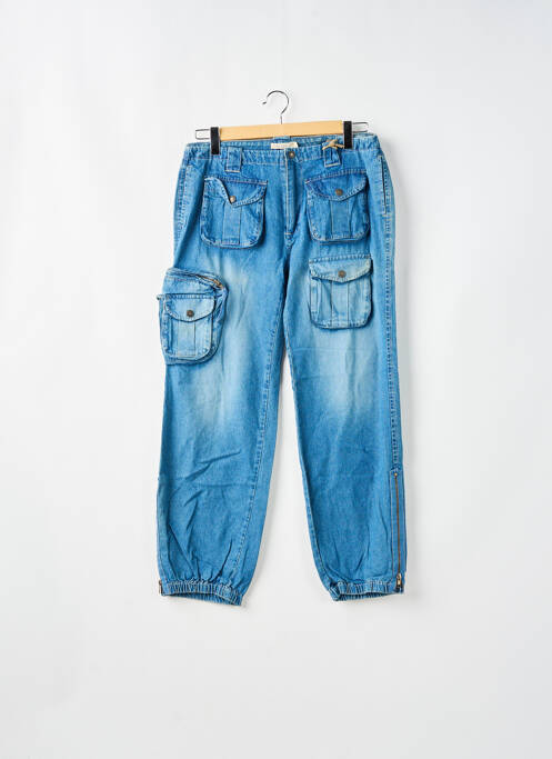 Pantalon cargo albastru TEDDY SMITH femeie