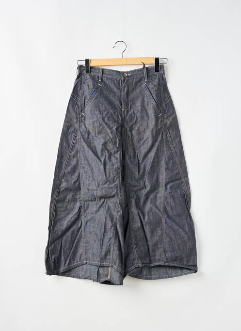 Pantalon trei sferturi elasticitate talie înaltă albastru TEDDY SMITH femme