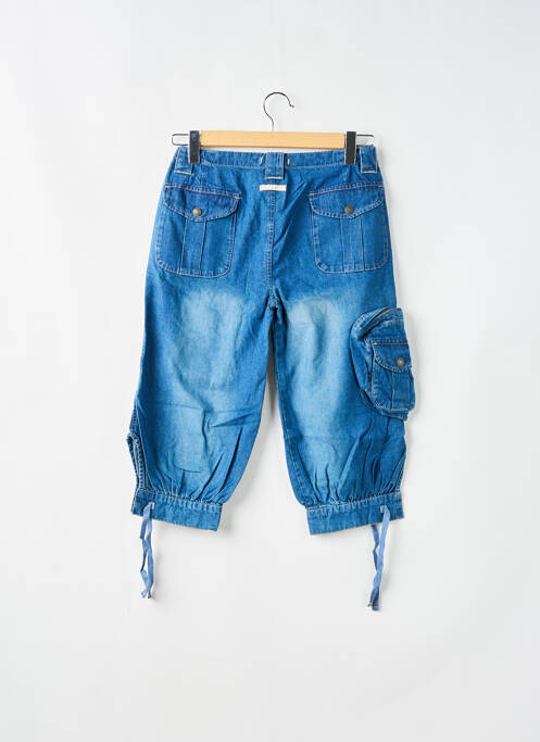 Pantalon trei sferturi albastru TEDDY SMITH femeie