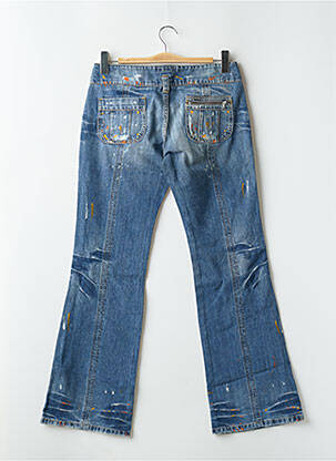 Blugi bootcut elasticitate talie joasă albastru RWD femeie