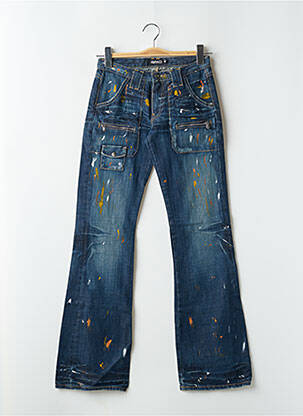 Blugi bootcut elasticitate talie joasă albastru RWD femeie