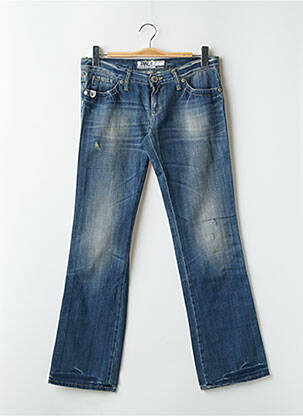 Blugi cu croială dreaptă albastru TAKE TWO femeie