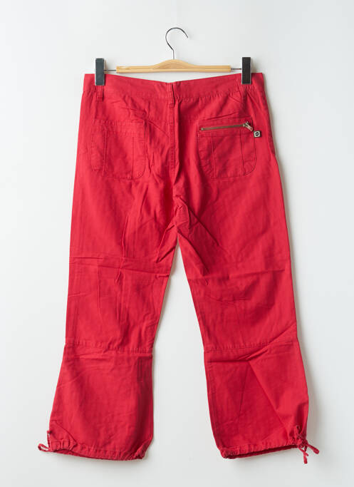 Pantalon trei sferturi roșu RWD femeie