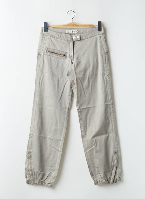 Pantalon 7/8 verde SESSUN femeie