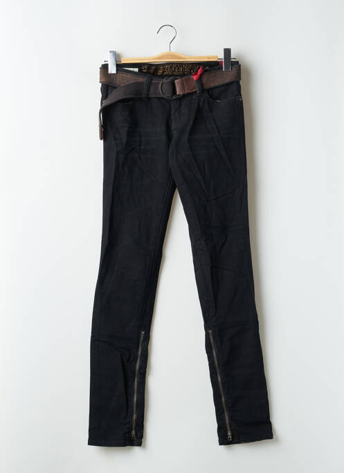 Blugi cu croială slim talie joasă talie joasă negru Z.BRAND femme