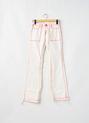 Blugi bootcut bej LE TEMPS DES CERISES femeie