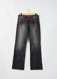 Blugi bootcut elasticitate talie joasă negru MAGGIE femeie