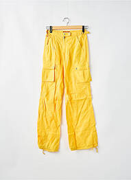 Pantalon cargo croială dreaptă talie joasă galben MISS SIXTY femeie