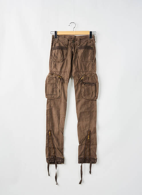 Pantalon cargo maro LE TEMPS DES CERISES femeie