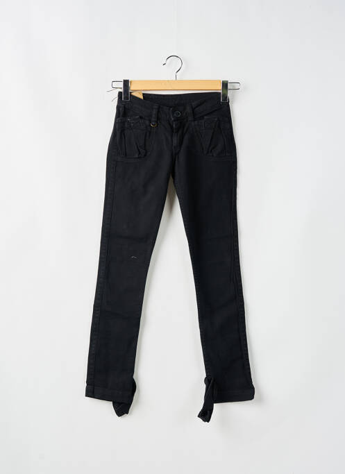 Blugi cu croială slim talie joasă talie joasă negru LE TEMPS DES CERISES femme