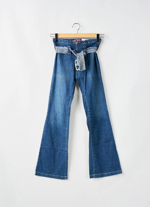 Blugi bootcut albastru deschis TEDDY SMITH femeie