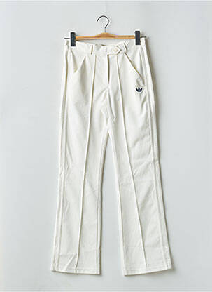 Pantalon drept alb ADIDAS femeie