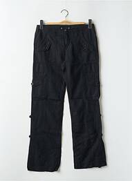 Pantalon cargo croială dreaptă talie joasă negru BLEND SHE femme
