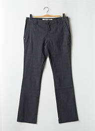 Pantalon drept țesătură poplin talie joasă gri BLEND SHE femme