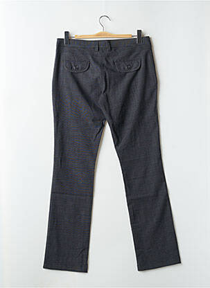 Pantalon drept țesătură poplin talie joasă gri BLEND SHE femeie