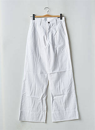 Blugi cu croială evazată alb CHEAP MONDAY femeie