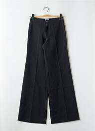 Pantalon evazat talie cu cleme talie înaltă negru CIMARRON femme