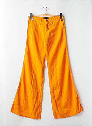 Pantalon evazat talie joasă talie joasă portocalie CIMARRON femeie