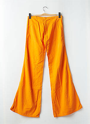 Pantalon evazat talie joasă talie joasă portocalie CIMARRON femeie