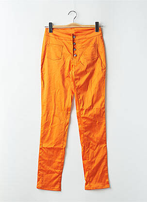 Blugi cu croială slim portocaliu CIMARRON femeie