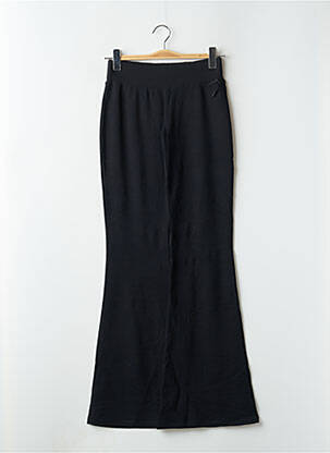 Pantalon evazat elasticitate talie înaltă negru GUESS femeie