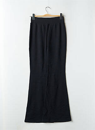 Pantalon evazat elasticitate talie înaltă negru GUESS femeie