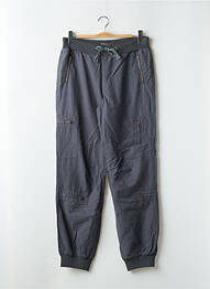 Pantalon cargo talie elastică mărime normală gri ICHI femme
