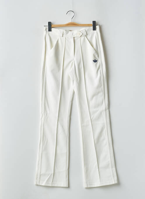 Pantalon drept alb ADIDAS femeie