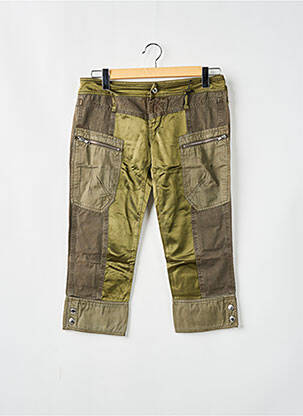 Pantalon trei sferturi verde FORNARINA femeie